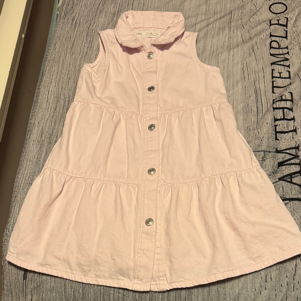 Zara Kids Pink Casual Dress